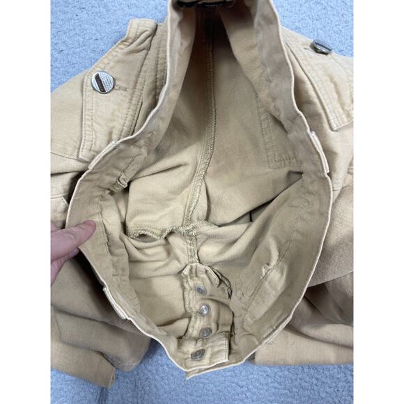 Vintage Y2K Bebe Womens Size 4 Tan Cargo Button Fly Pants - Picture 11 of 11